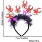 New Halloween Headband with Pumpkin, Spider, and Pom-Pom Design, Radiating Colorful Strips, Fun Party Accessory for Halloween Celebration
