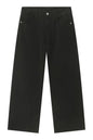Pocketed Wide Leg Men's Jeans