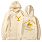 Classic Yellowstone Dutton Ranch Printed Hoodies
