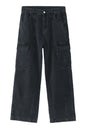 Wide Leg Jeans with Pockets