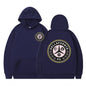 Letter Print Long Sleeve Pullover Hooded Sweatshirt