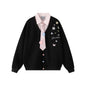 Fake two collared hoodies