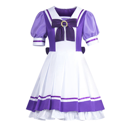 Racing Girls Pretty Derby Treason Academy Uniform Cosplay Costume Women's School Uniform Full Set Anime