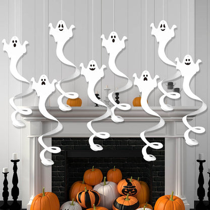 Halloween Decoration Ghost Hanging Ornament Ghost Festival Hanging Decor Halloween Scene Decoration Prop