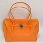 Jellyfirkin New Summer Style Kiiikiii Jelly Tote Shoulder Bag Large Capacity Underarm Bag