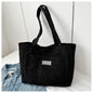 Corduroy shoulder crossbody bag