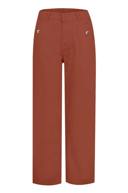 High Waist Jeans with Pockets