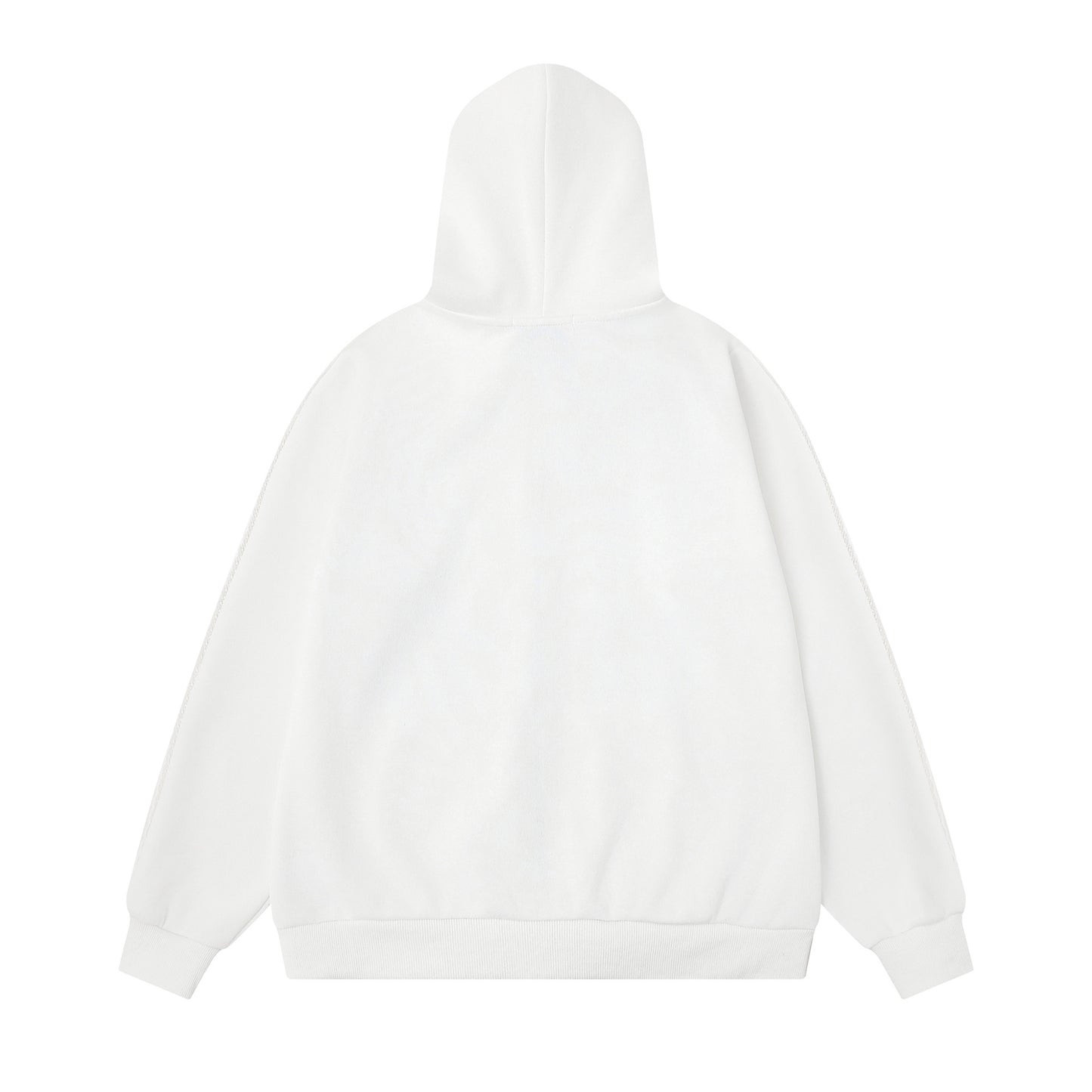 Woolen ball drawstring hooded sweatshirt