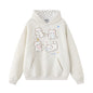 Cat Embroidered Hoodie