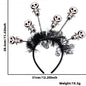 New Halloween Headband with Pumpkin, Spider, and Pom-Pom Design, Radiating Colorful Strips, Fun Party Accessory for Halloween Celebration