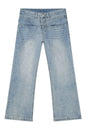 Splash Ink Washed Jeans with Pockets