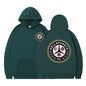 Letter Print Long Sleeve Pullover Hooded Sweatshirt