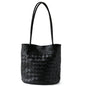 Woven bucket bag single shoulder women's bag