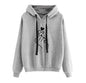 Women's Casual Printed Planet Graphic Hooded Sweatshirt