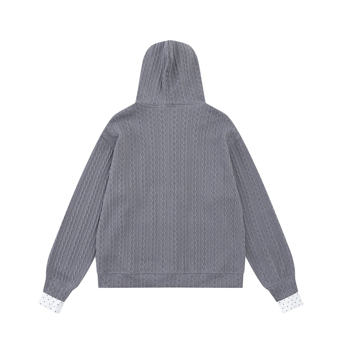 Angel wing embroidered hoodie