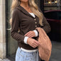 Color Block Long Sleeve Hooded Sweatshirt
