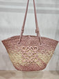 Straw beach bag