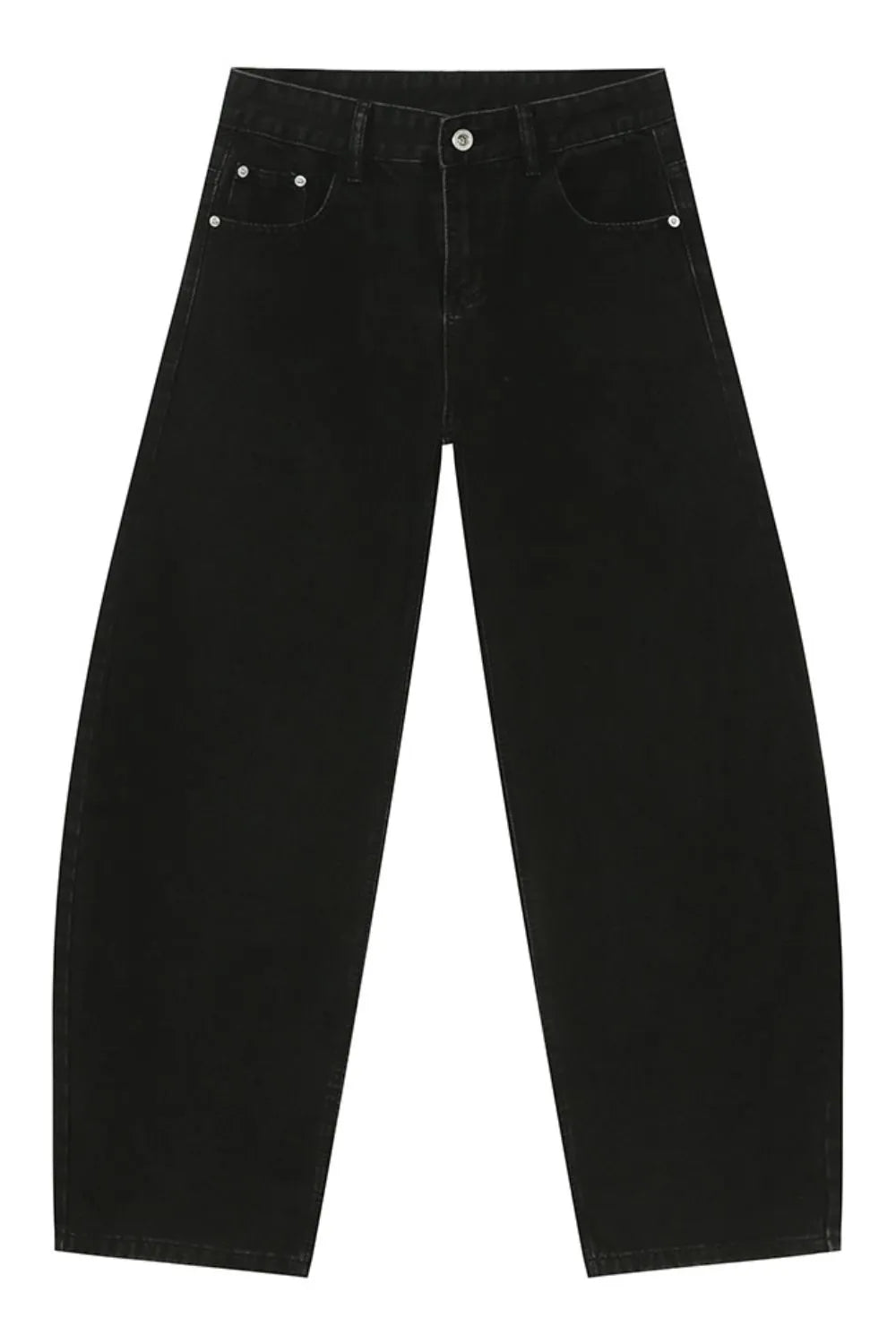 Wide Leg Jeans with Pockets