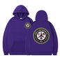 Letter Print Long Sleeve Pullover Hooded Sweatshirt