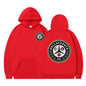Letter Print Long Sleeve Pullover Hooded Sweatshirt
