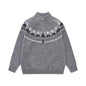 Half high collar zipper jacket