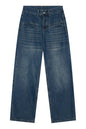 Front Pockets Baggy Jeans