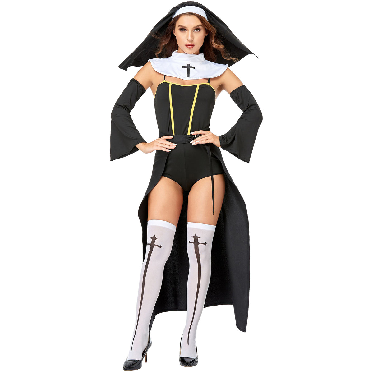 Halloween costume nun costume role-playing