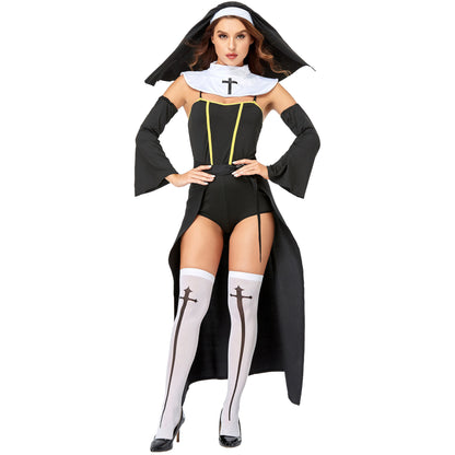 Halloween costume nun costume role-playing