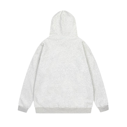 Cartoon printed hooded sweatshirt