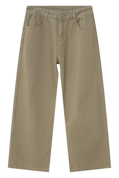 Men's Mid-Rise Straight-Leg Jeans