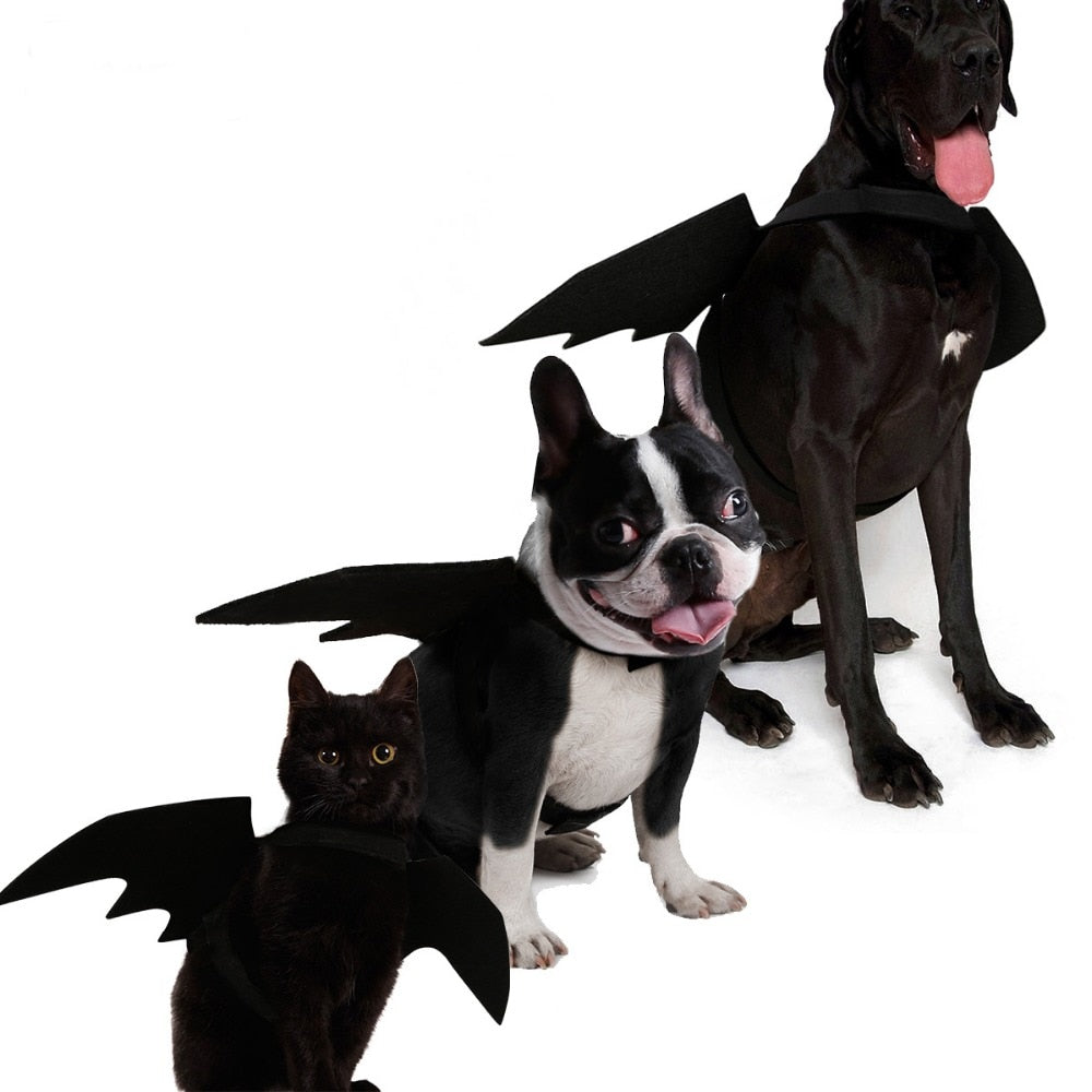 Halloween Pet Dog Bat Wing Clothes Halloween Party Decoration Cosplay Props Dog