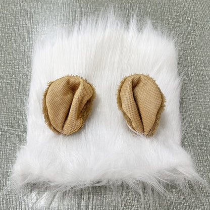 Fun Lion Head Mask with Ears for Pets - Animal Transformation Costume