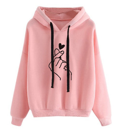 Women's Casual Printed Planet Graphic Hooded Sweatshirt