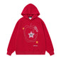 Apple patterned pearl hoodie