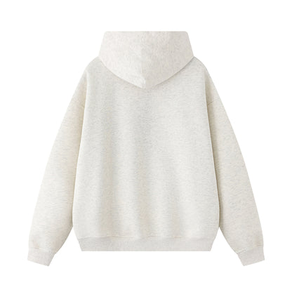 Cat Embroidered Hoodie