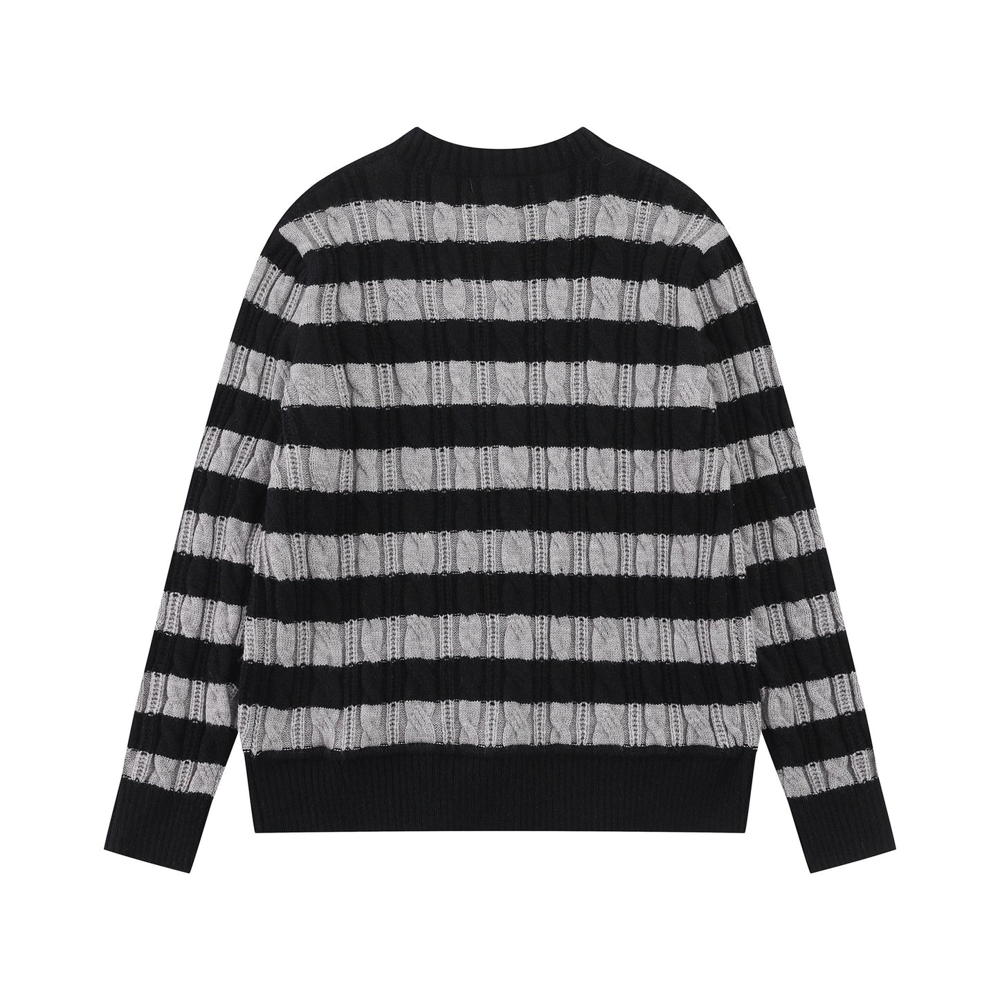 Wide striped texture jacket