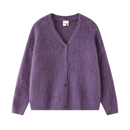 Plush single breasted jacket