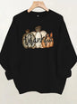 Round neck fleece hoodie