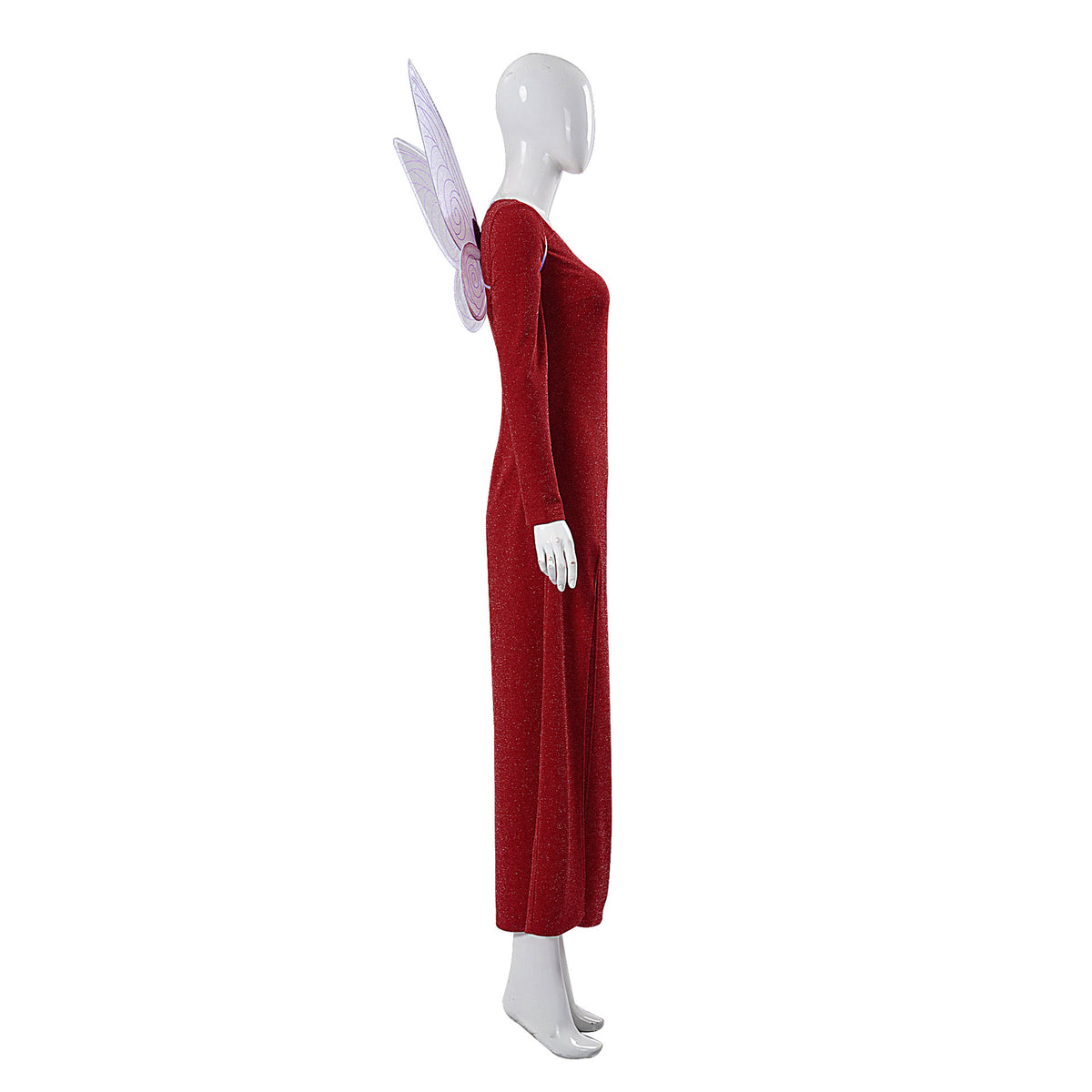Shrek Cosplay Fairy Dress Long Red Gown Costume Set Movie Character Performance Outfit