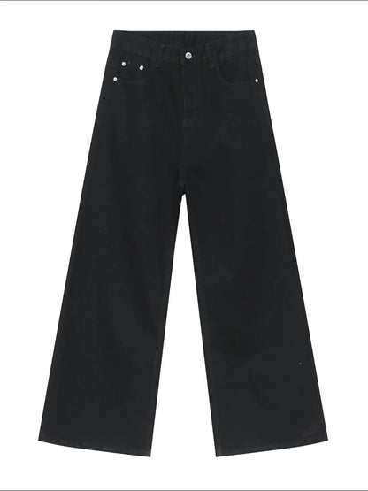 Wide Leg Jeans with Pockets