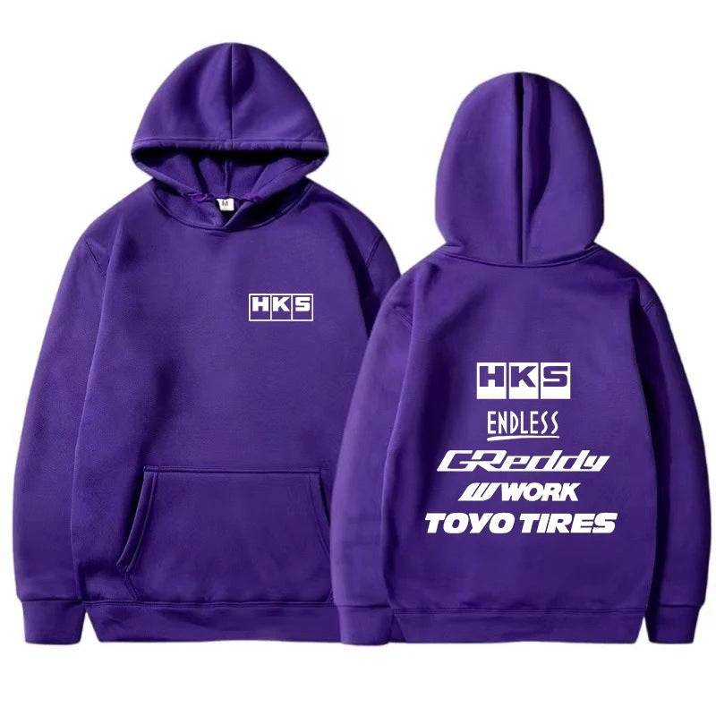 Men's Cool Hoodie Japan JDM Modified Car HKS ENDLESS Hoo