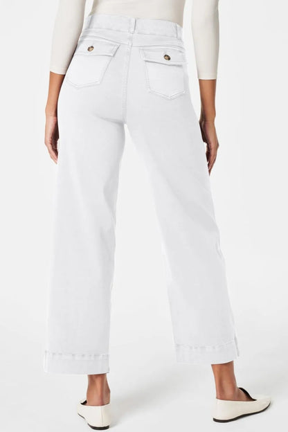 High Waist Jeans with Pockets