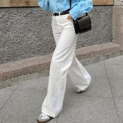 European and American style personalized fashion temperament versatile commuting pants