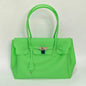 Jellyfirkin New Summer Style Kiiikiii Jelly Tote Shoulder Bag Large Capacity Underarm Bag