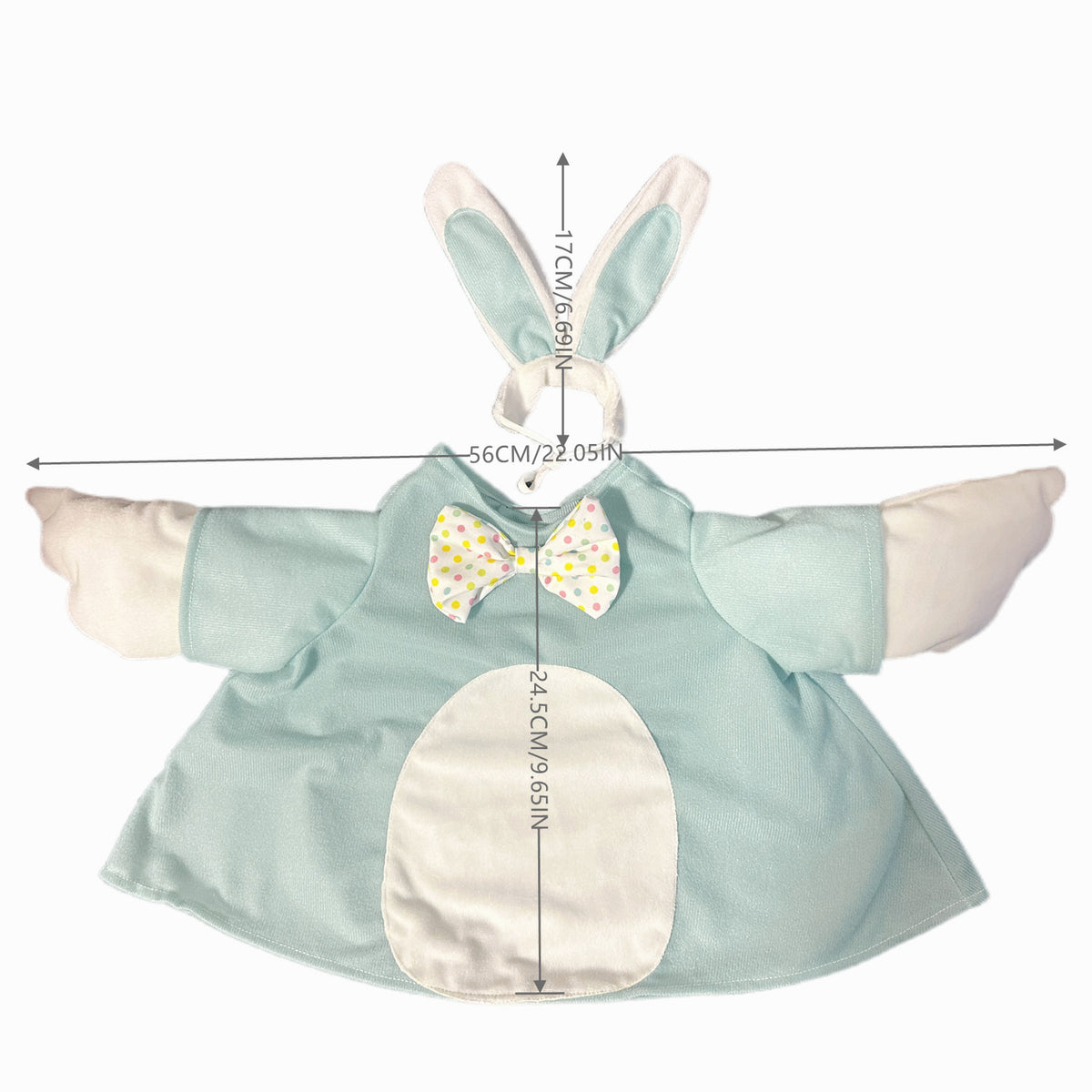 PorchGooseCostume Cute Easter Bunny Ear Goose Costume Outdoor Yard Decorative Dress for Geese