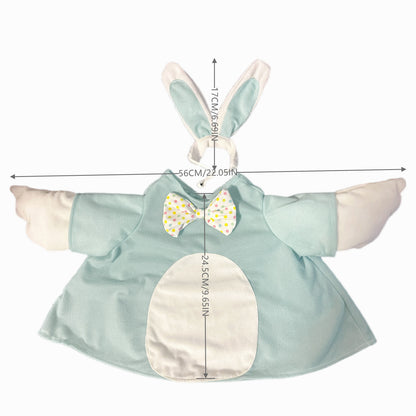 PorchGooseCostume Cute Easter Bunny Ear Goose Costume Outdoor Yard Decorative Dress for Geese