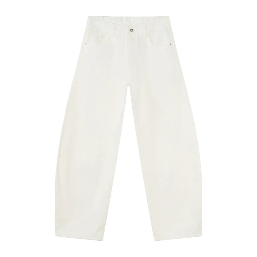 Wide Leg Jeans with Pockets