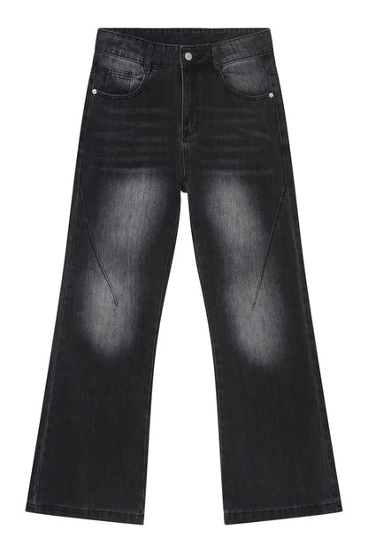 Washed Jeans with Pockets