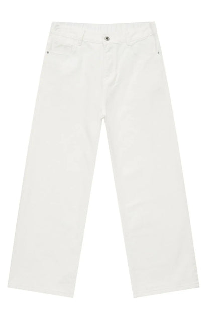 Wide Leg Jeans with Pockets
