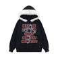 Make an old washed cross hoodie